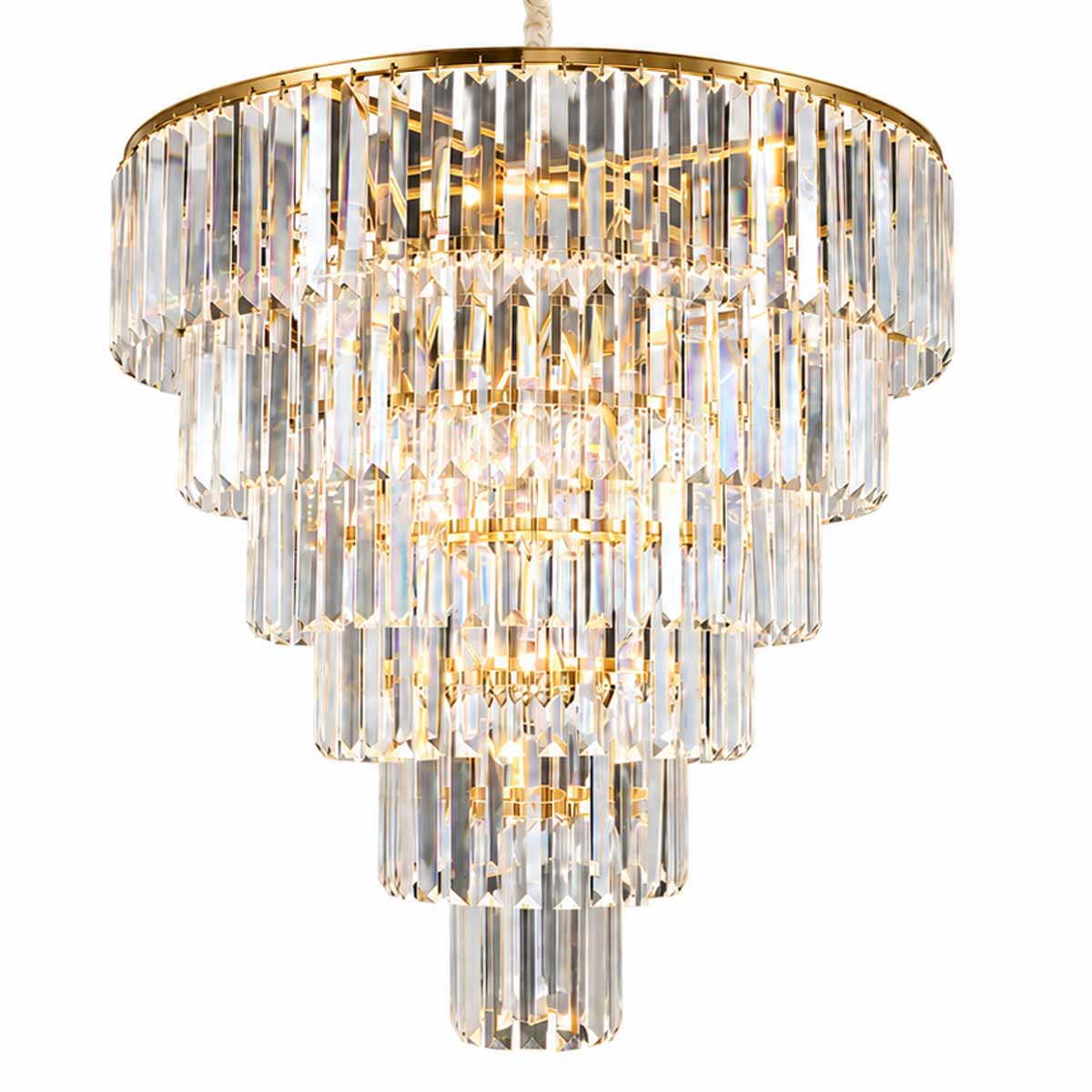 Marinello Round Tier Crystal Chandelier