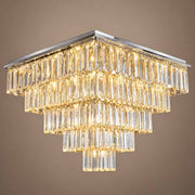 Milano Crystal Chandelier Close to Ceiling Light