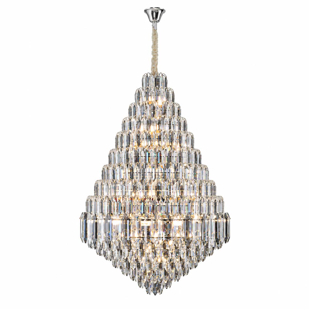 Mumbai Crystal Chandelier with 66 Lights