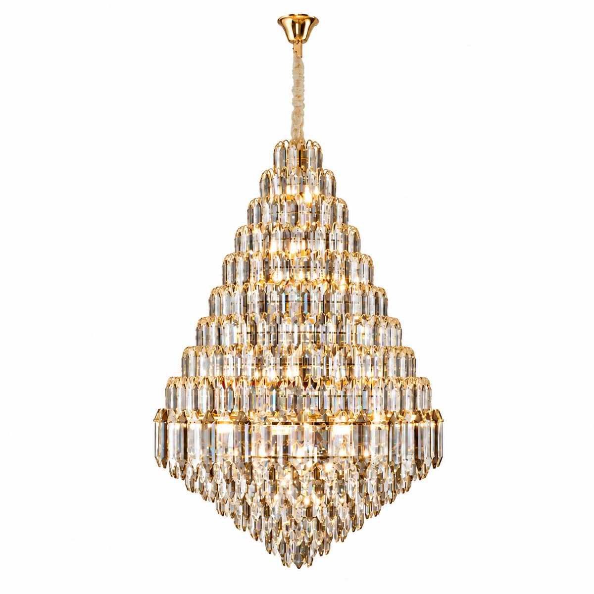 Mumbai Crystal Chandelier with 66 Lights