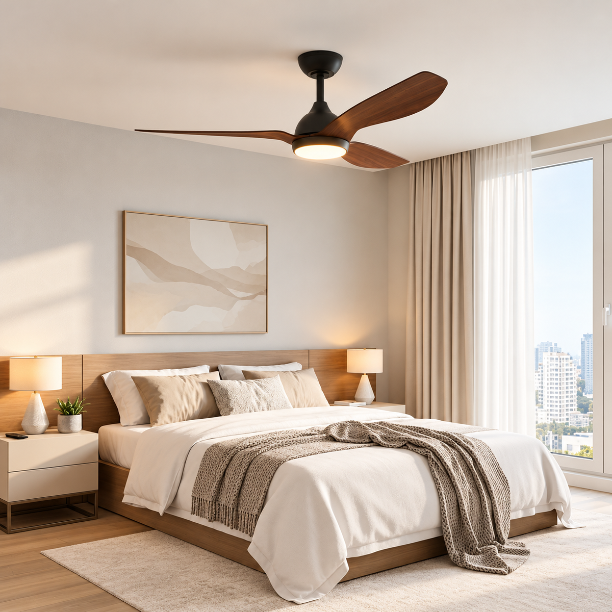 Revo Smart DC Ceiling Fan with LED Light & Remote