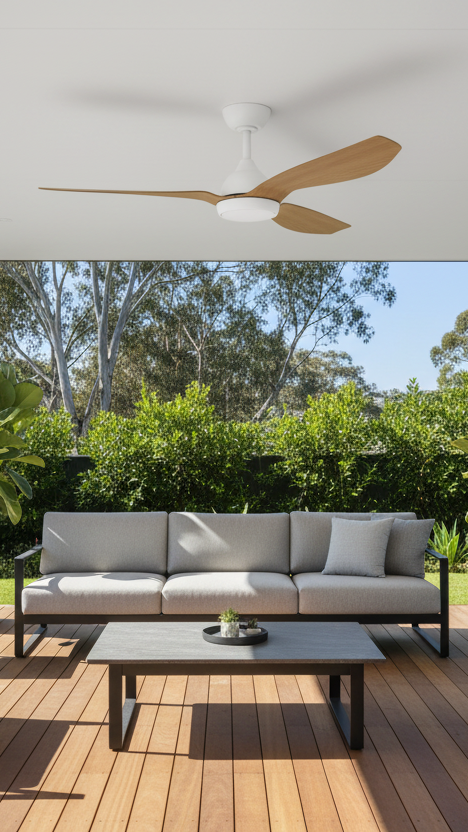 Revo Ceiling Fan Outdoors