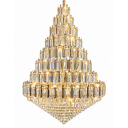 Sorreno Crystal Chandelier with 67 Lights - 1500mm, Gold