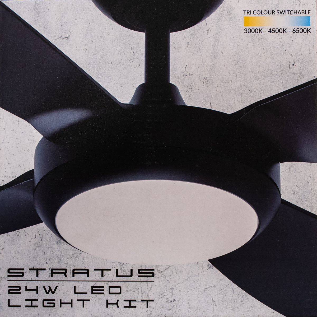 Stratus 24W LED Light Kit for AC Ceiling Fan