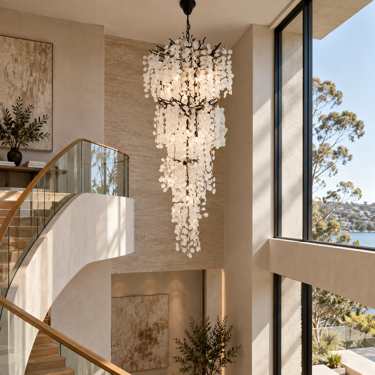 Tahlia Tall Pendant Light Branch Design
