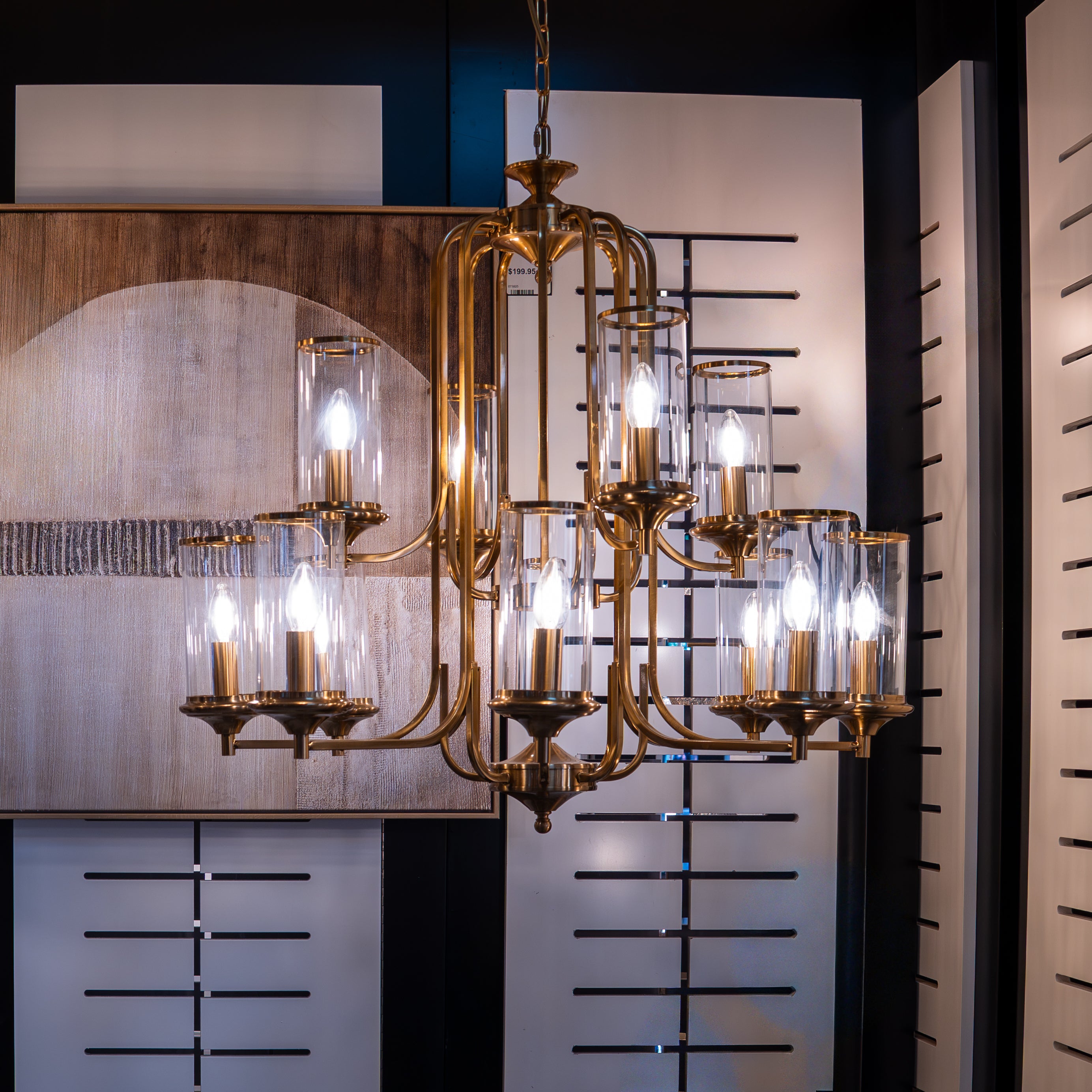 Velden 12 Light Pendant Light with Adjustable Height