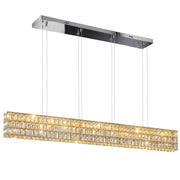 Vienna Linear Rectangular Crystal Pendant