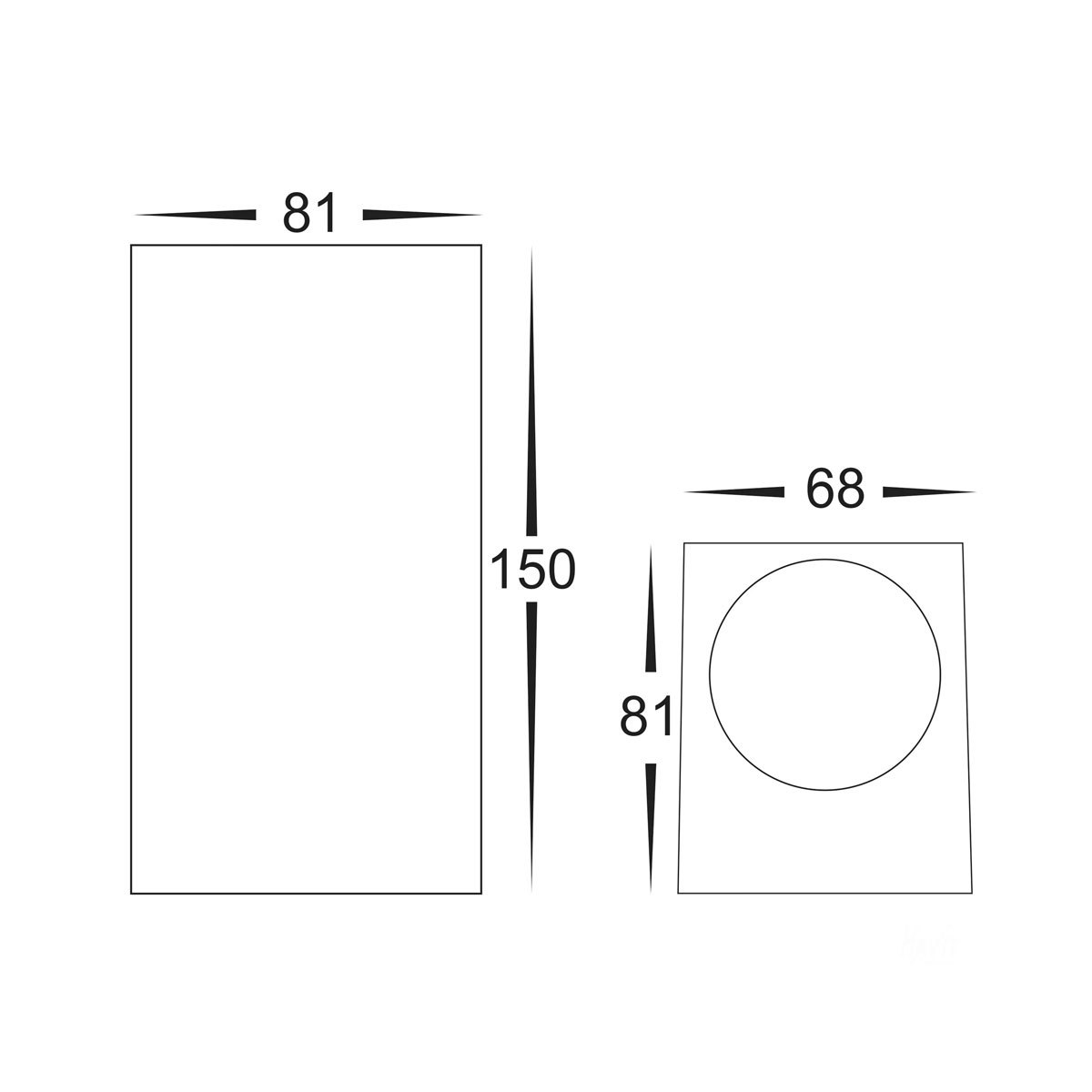 Accord Up & Down LED Outdoor Wall Light - 5W