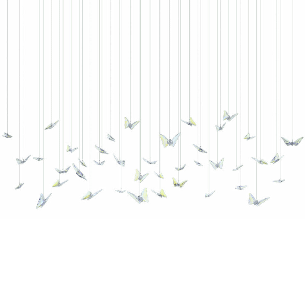 Adrados Butterfly Pendant with 8 LED Lights