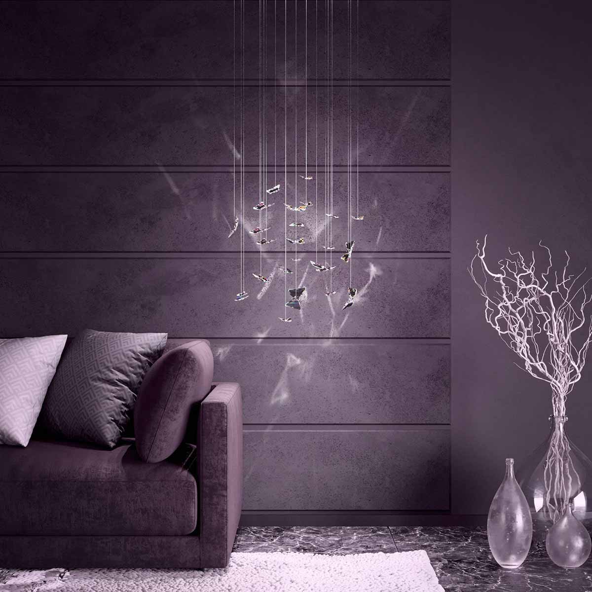 Adrados Pendant with 6 LED Lights