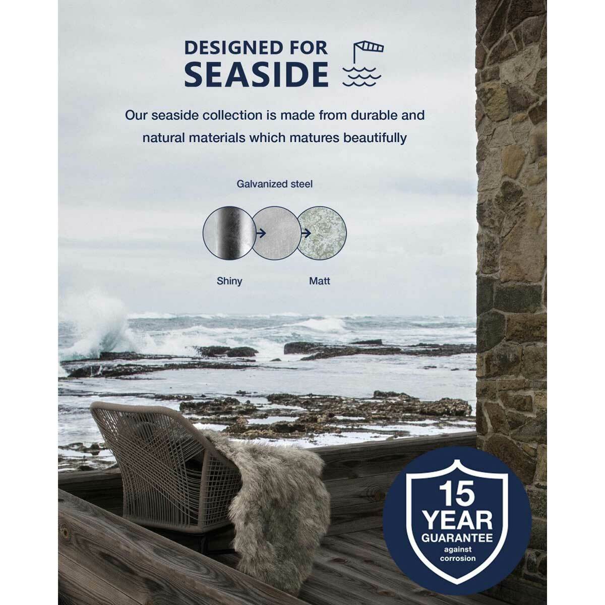 Agger Coastal Outdoor Wall Light with Motion Sensor