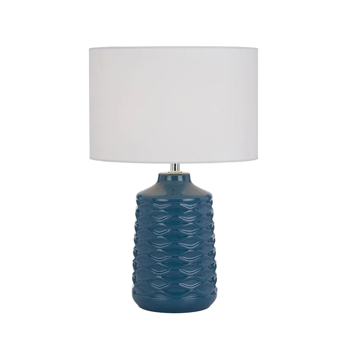 Agra Ceramic Table Lamp with Fabric Shade