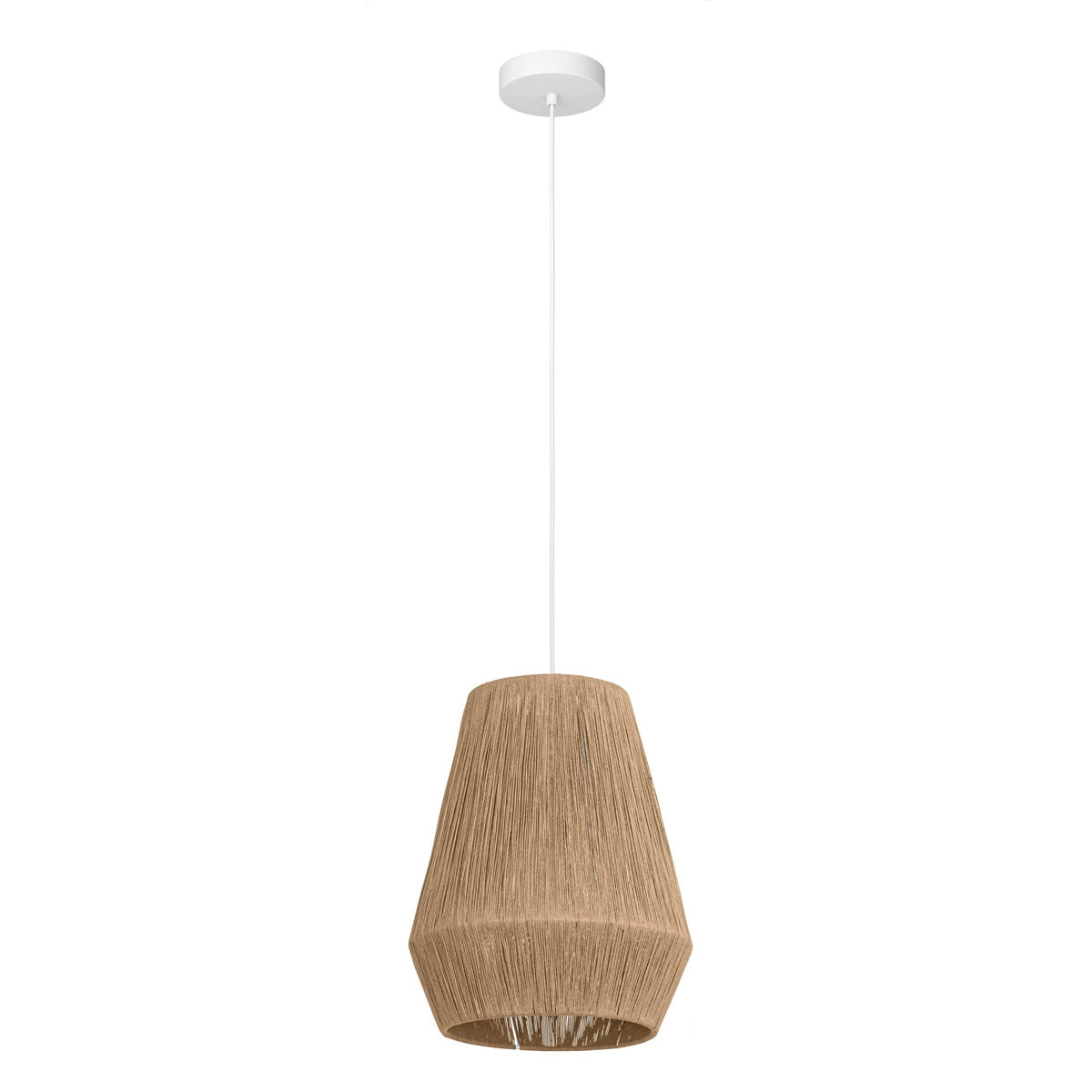 Alderney 40W Pendant Light with Yarn-Covered Lampshades