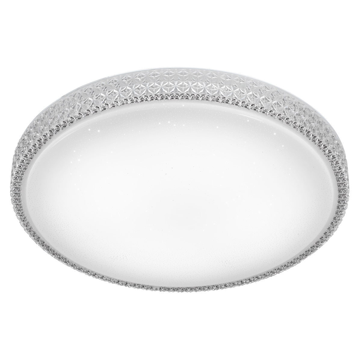 Amelia LED Decorative Oyster - White - Tri-colour