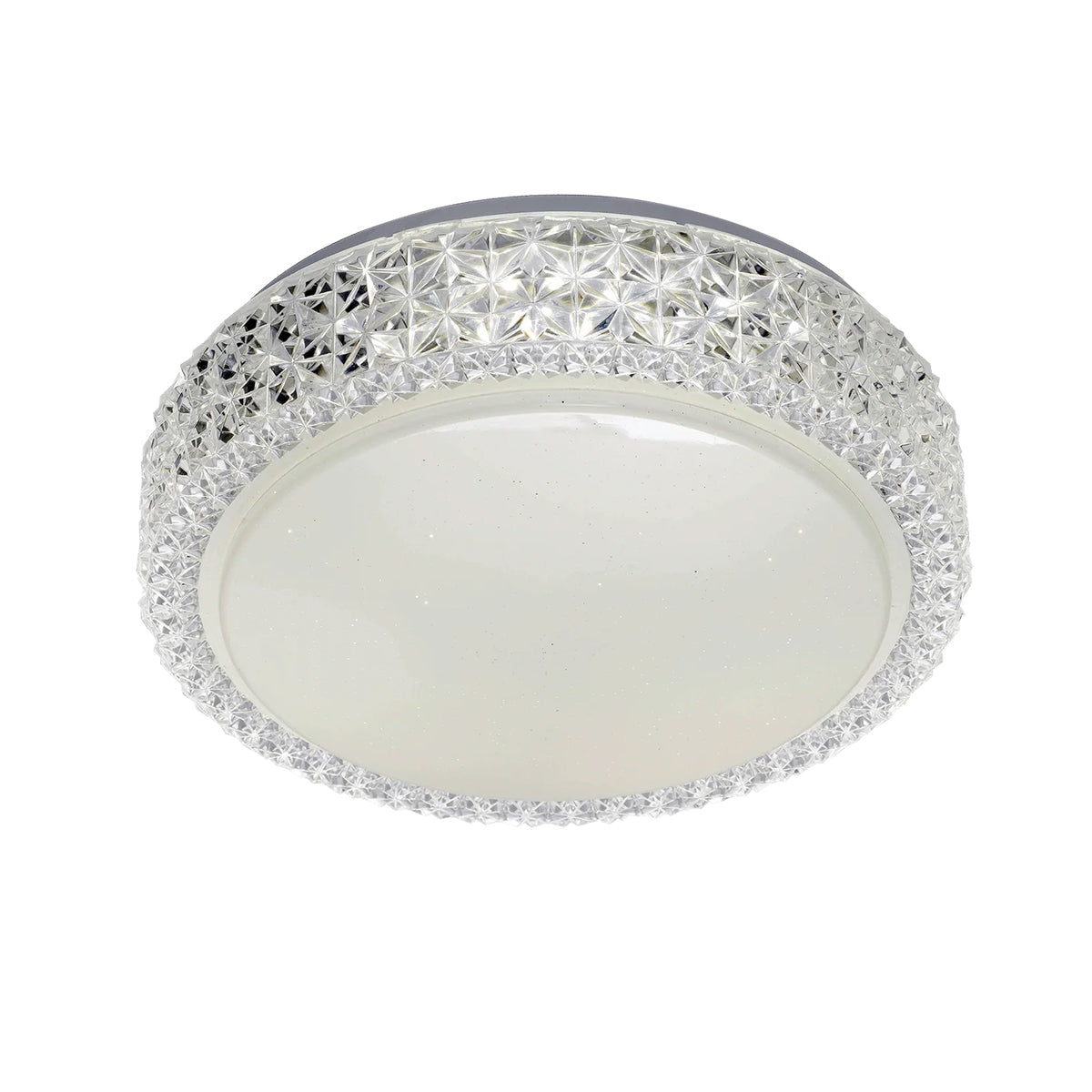 Amelia LED Decorative Oyster - White - Tri-colour