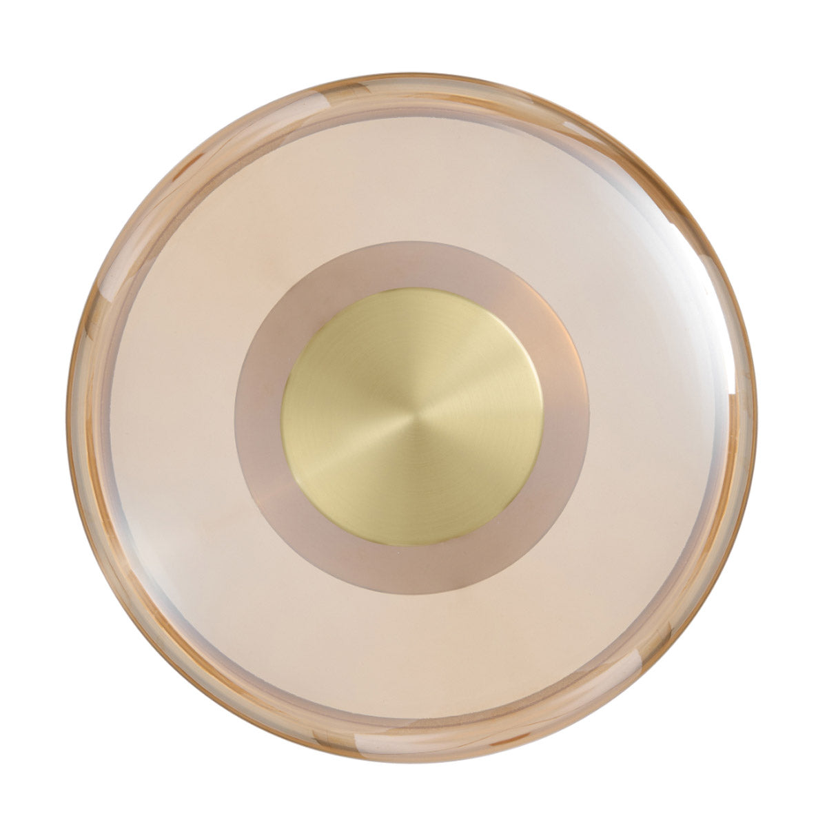 Amity Wall Light Circular Modern Glass