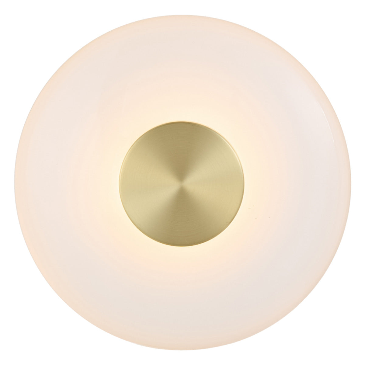 Amity Wall Light Circular Modern Glass