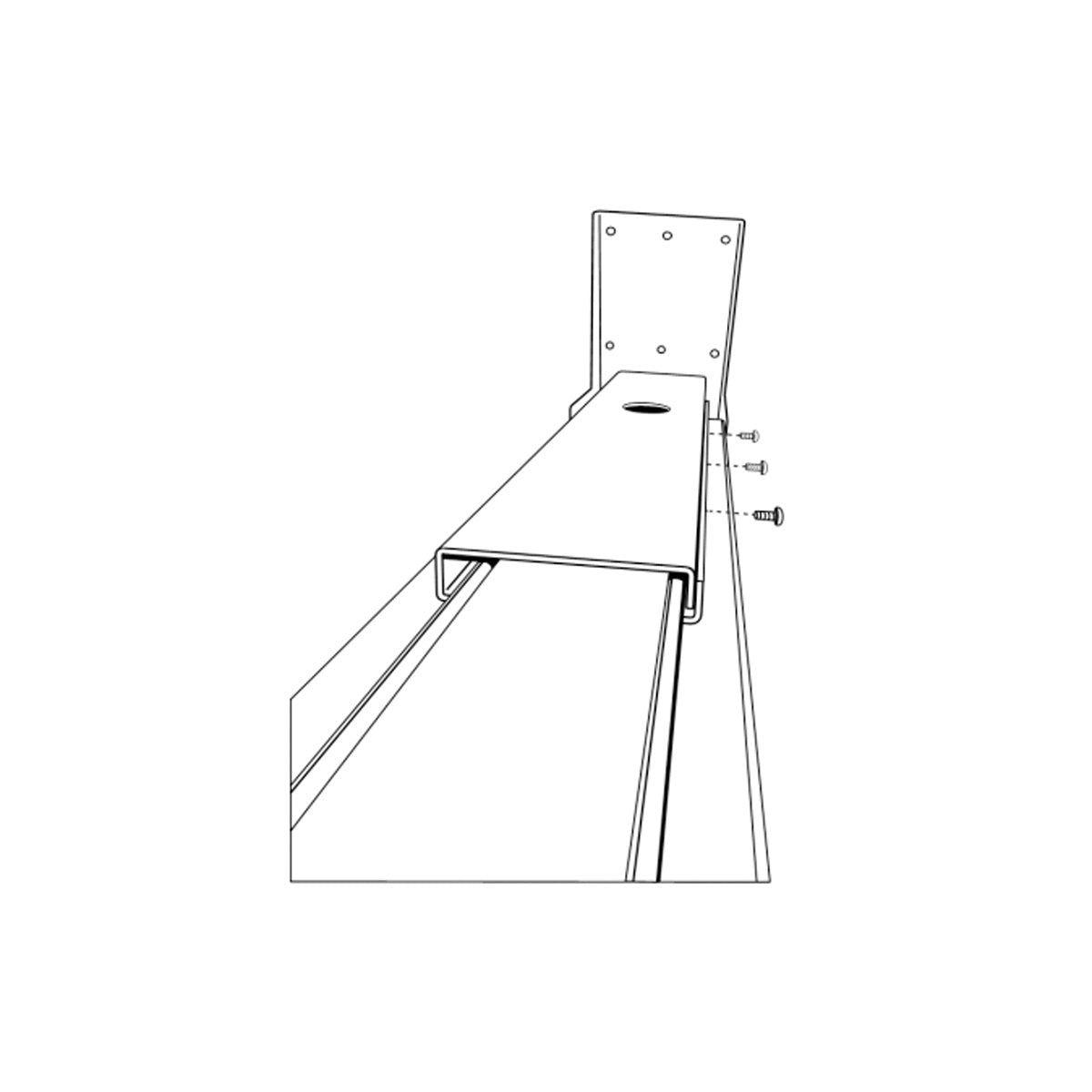 Angled Wall Mounting Bracket for Classic & Elegance Range