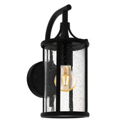 Apimare Strippled Glass Outdoor Coach Wall Light