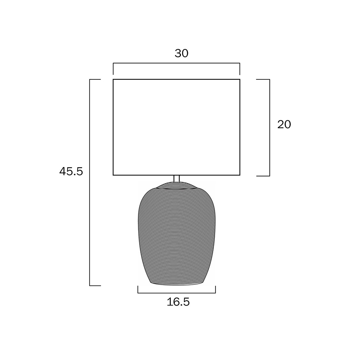 Arbro Table Lamp Rustic