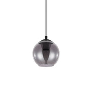 Ariscani 1 Light Pendant with Black Vaporised Glass