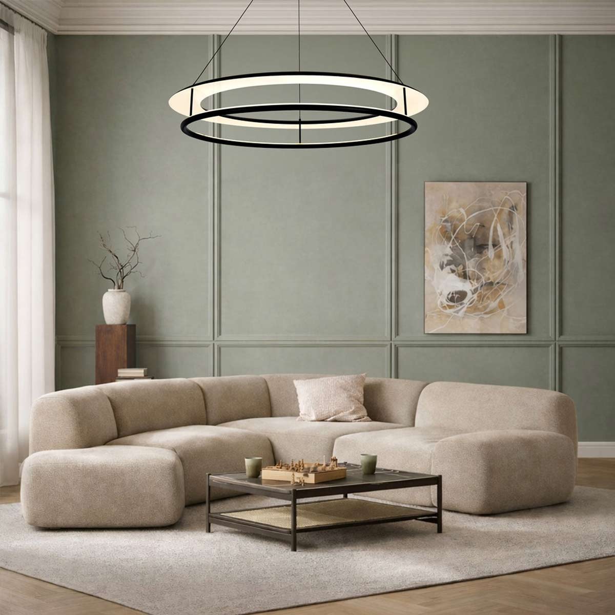 Ariva Circular Pendant Light with LED
