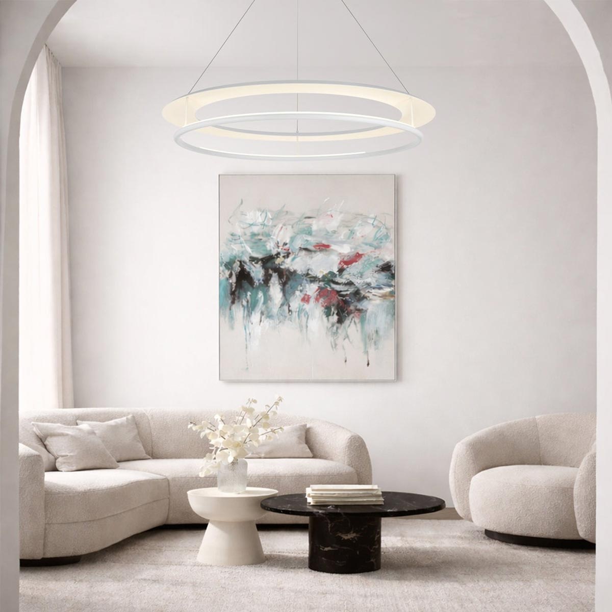 Ariva Circular Pendant Light with LED