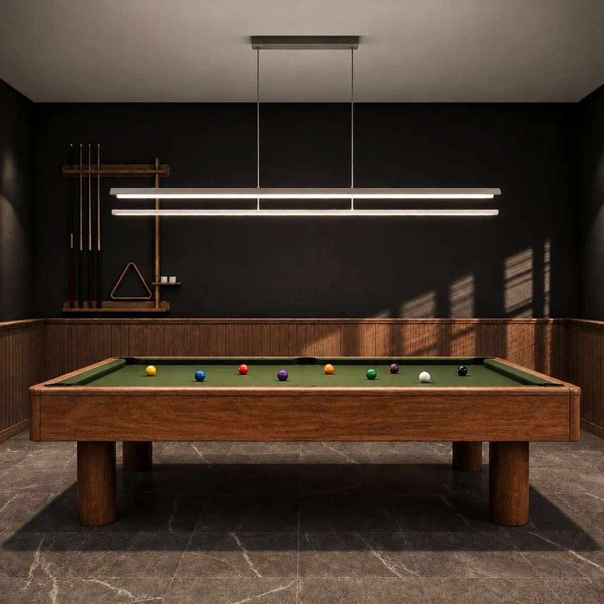 Ariva Linear Bar Pendant Light with LED