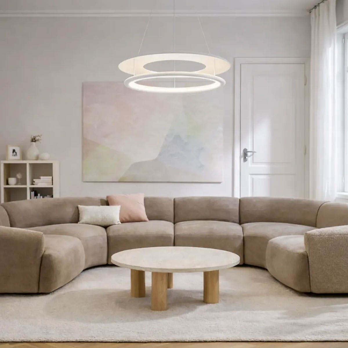 Ariva Circular Pendant Light with LED