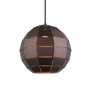 Armis Iron Tiled  Pendant Light Wine Glass