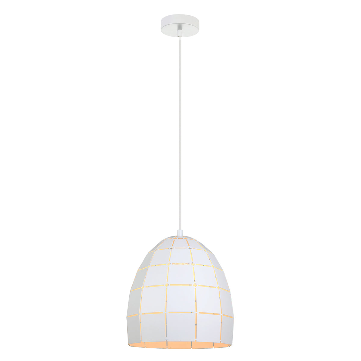 Armis Iron Tiled Pendant Light Ellipse