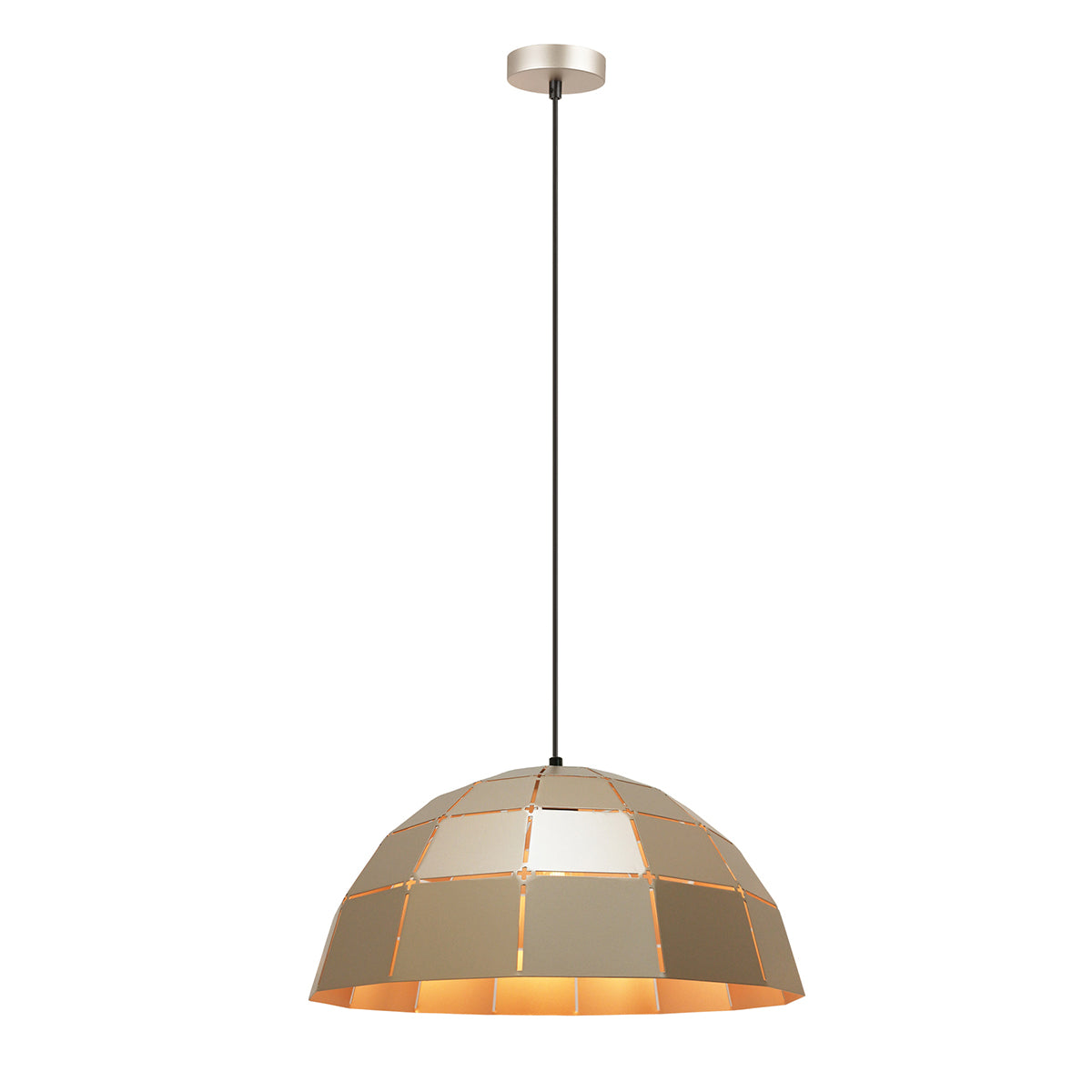Armis Iron Tiled Pendant Light Dome