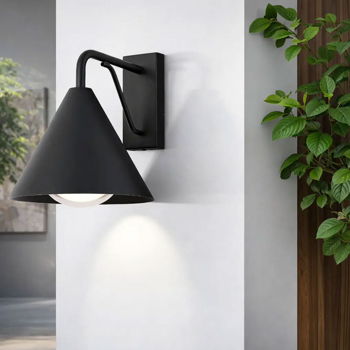 Ashford Exterior Cone Wall Light