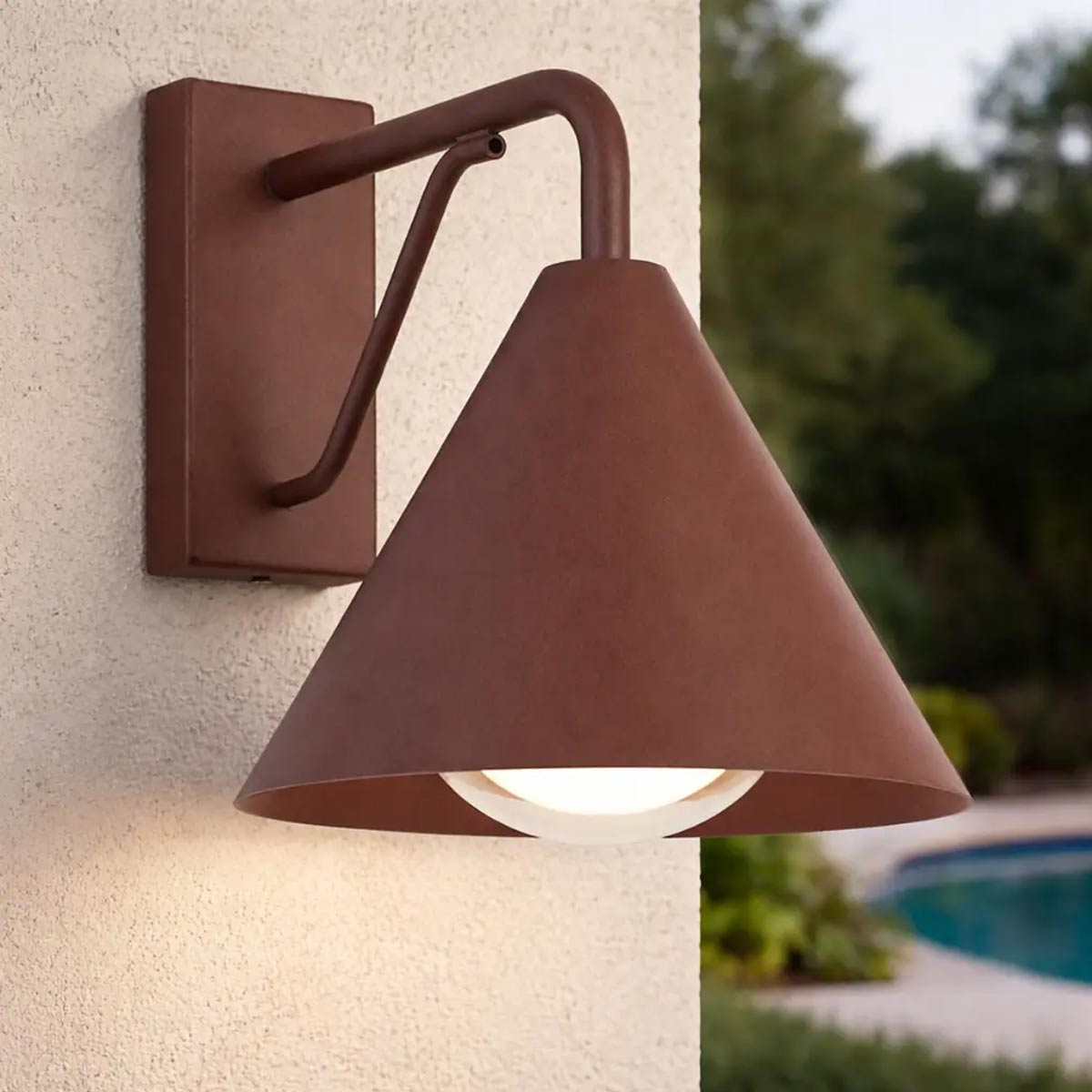 Ashford Exterior Cone Wall Light