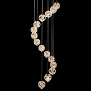 Astrid Crystal Dropper Cluster Pendant Light