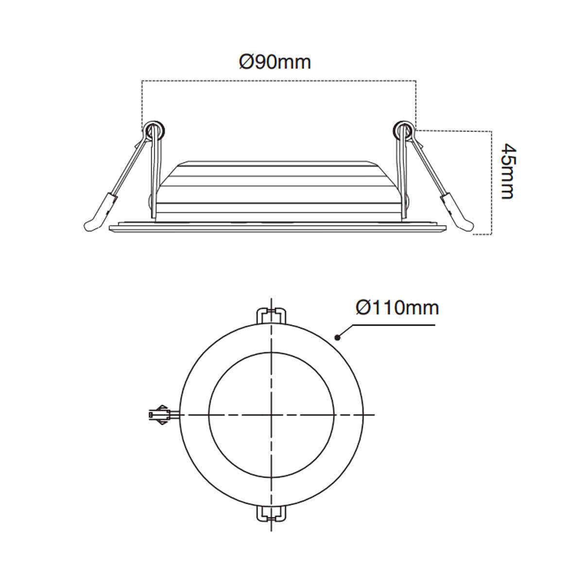 LED Downlight with Dimmable Driver