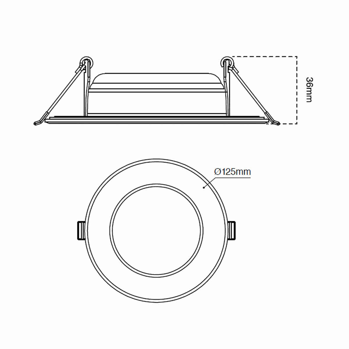 AT9034 Large Trim LED Downlight