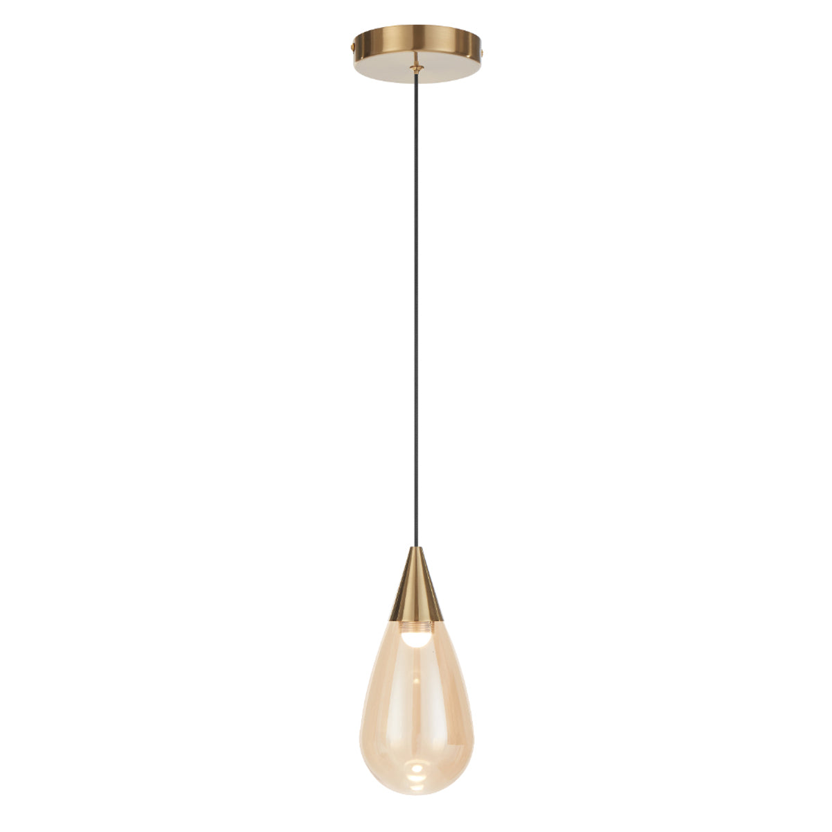 Atico Glass Drop LED Pendant Light