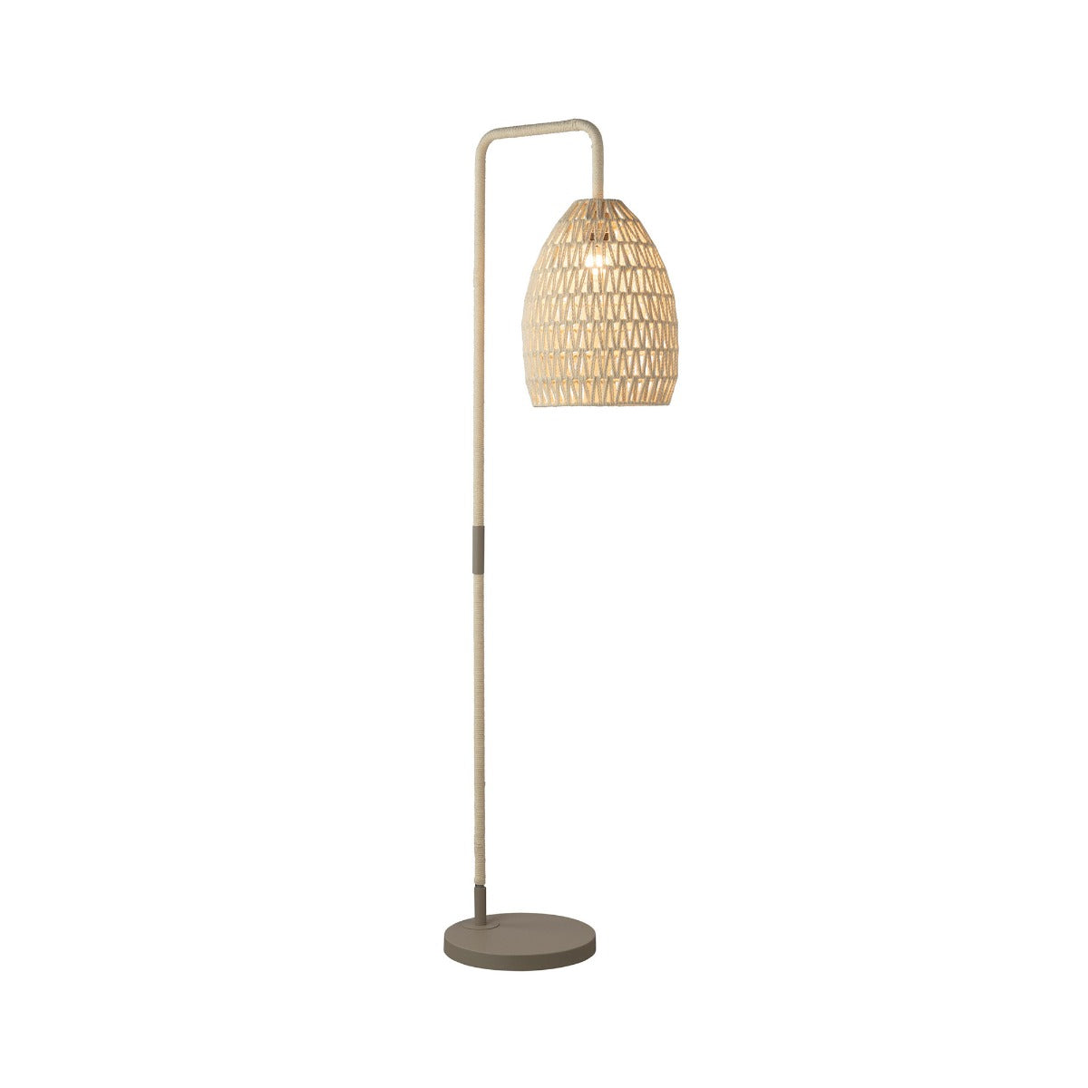 Ava Woven Rope Floor Lamp