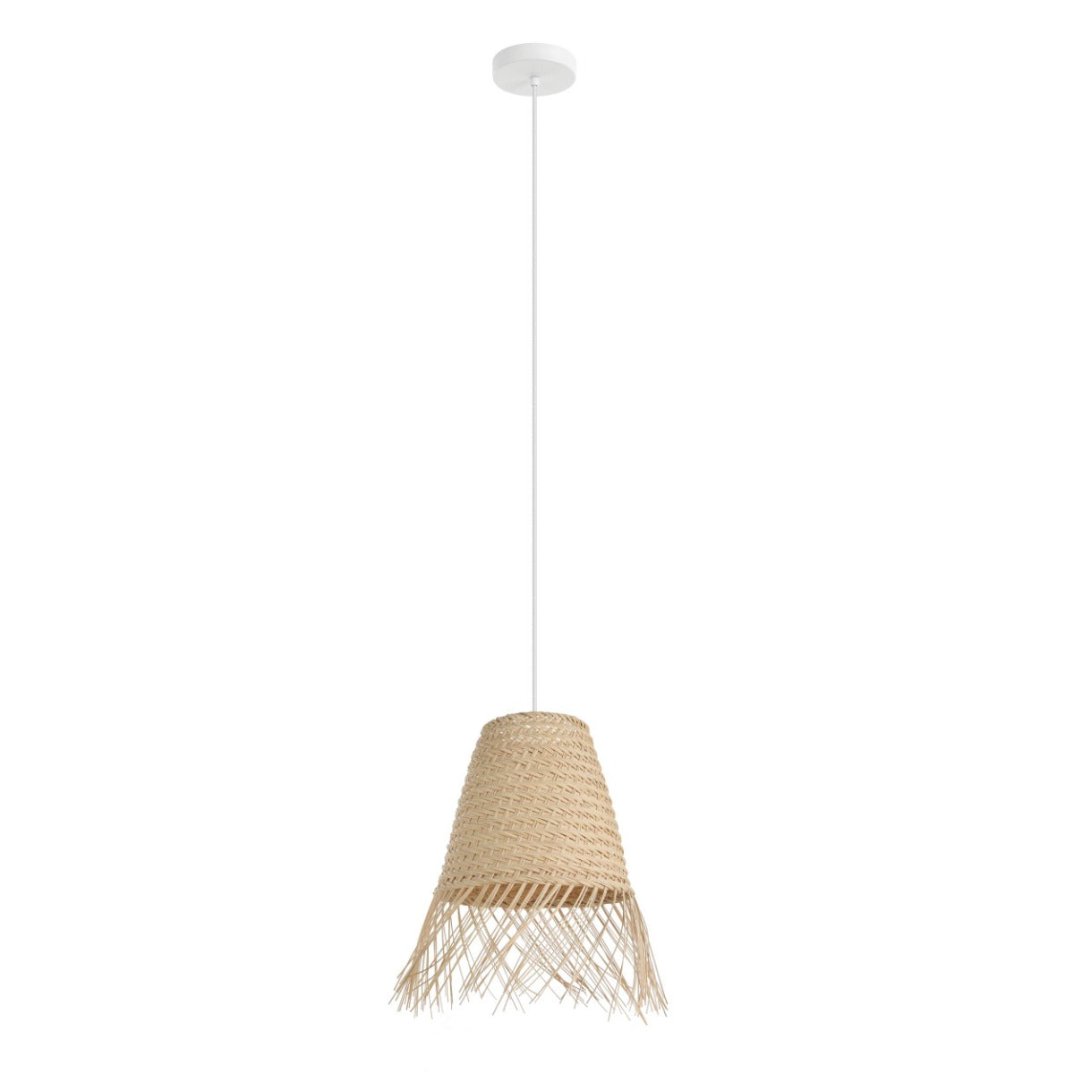 Aycliffe Cane Pendant Light with E27 Holder