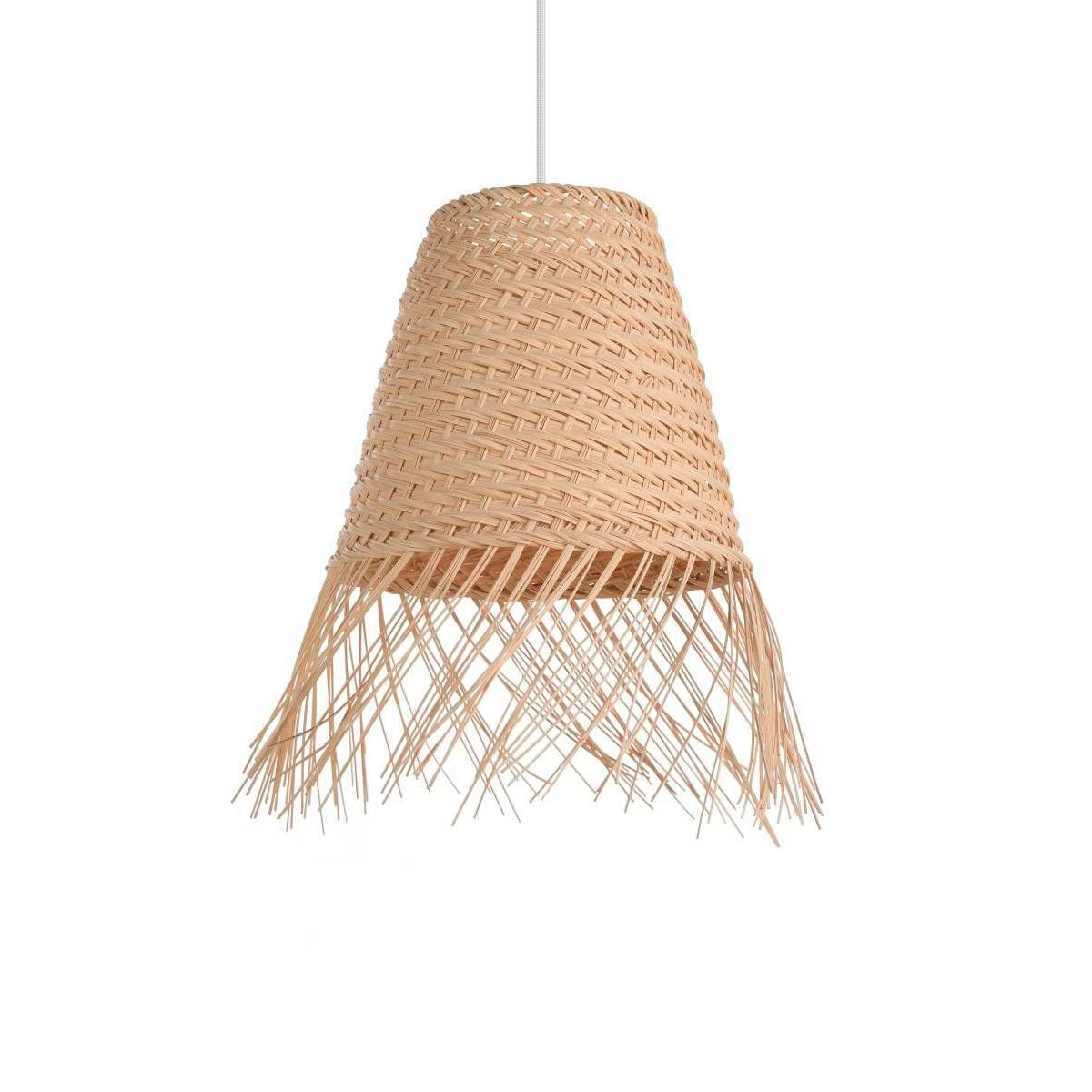 Aycliffe Cane Pendant Light with E27 Holder