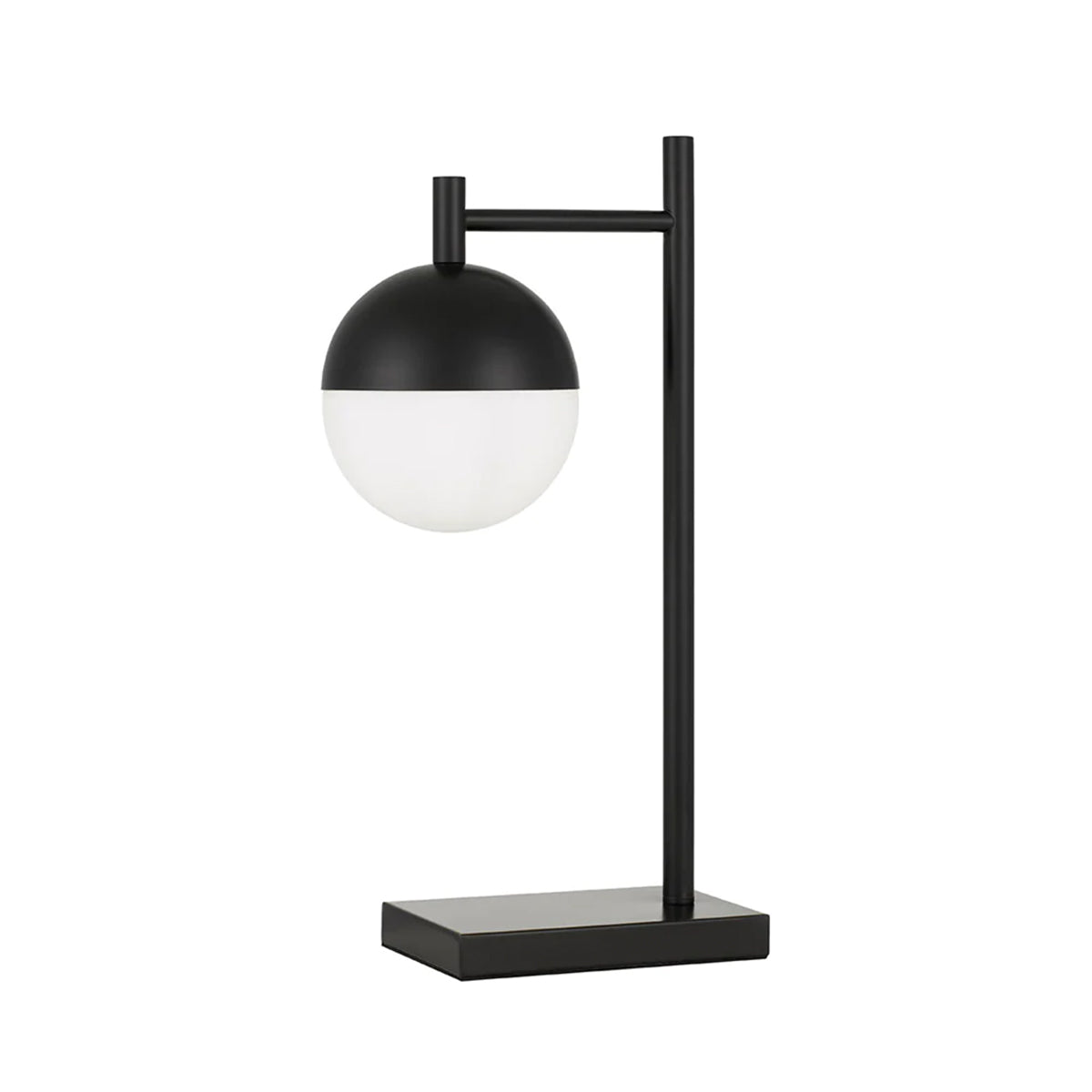 Basilo Table Lamp with Glass Dome Shade