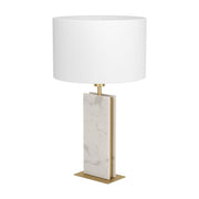 Belesar Table Lamp with Fabric Drum Shade