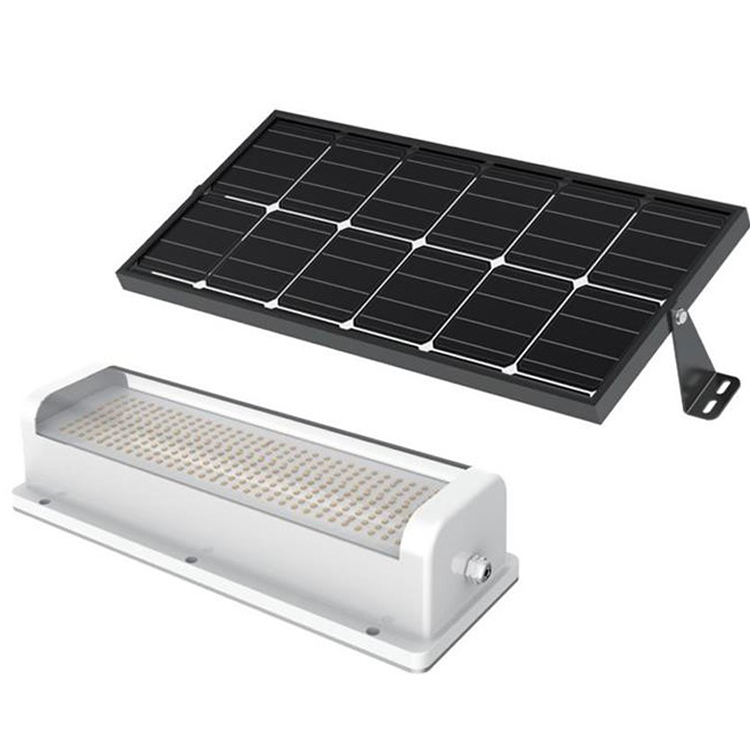 Bifacial Solar Shelter Light
