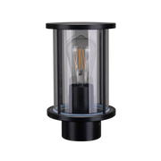 Cylindrical Aluminium Bollard Head 76mm E27