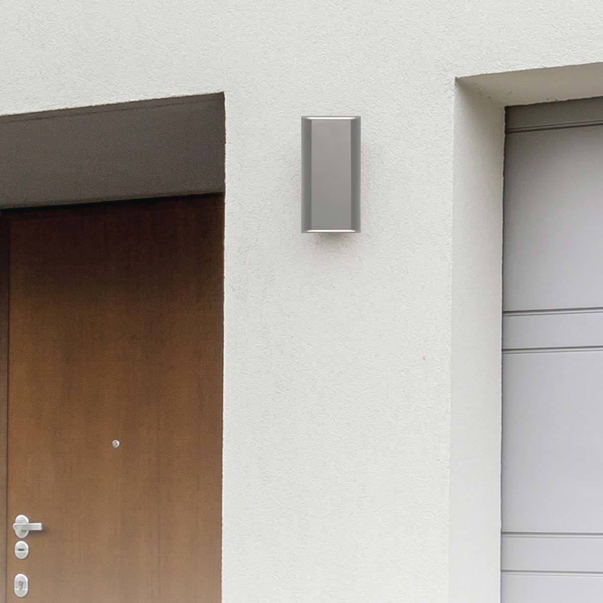 Bloc Outdoor Wall Light 8W with Tri Colour Control