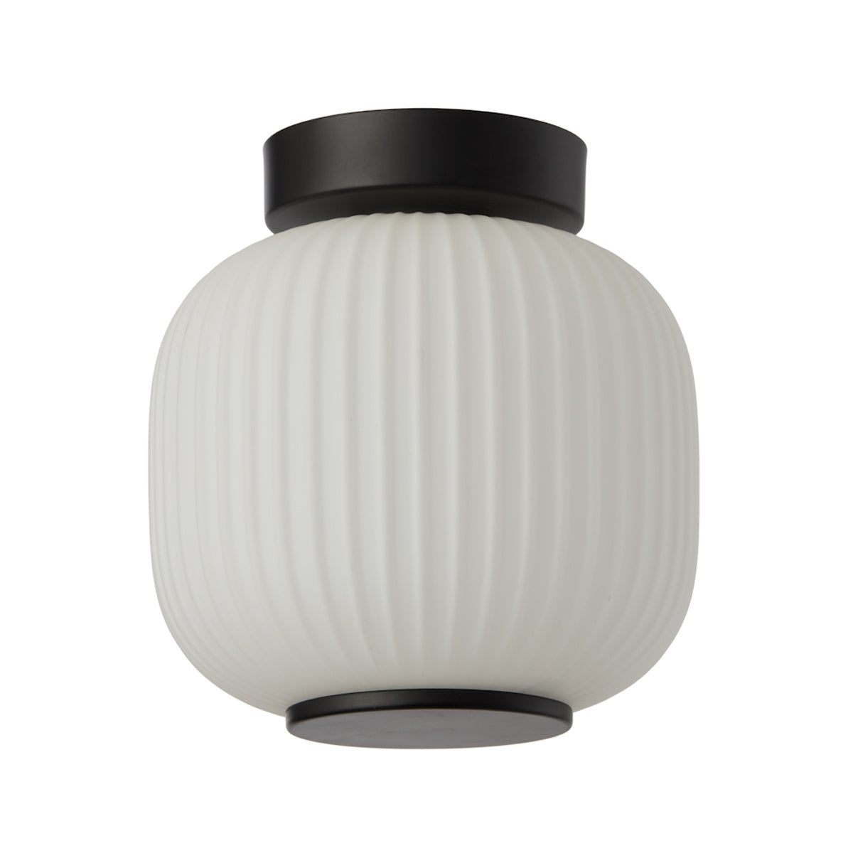 Bobo 20cm Ribbed Glass Batten Fix with Stylish Design