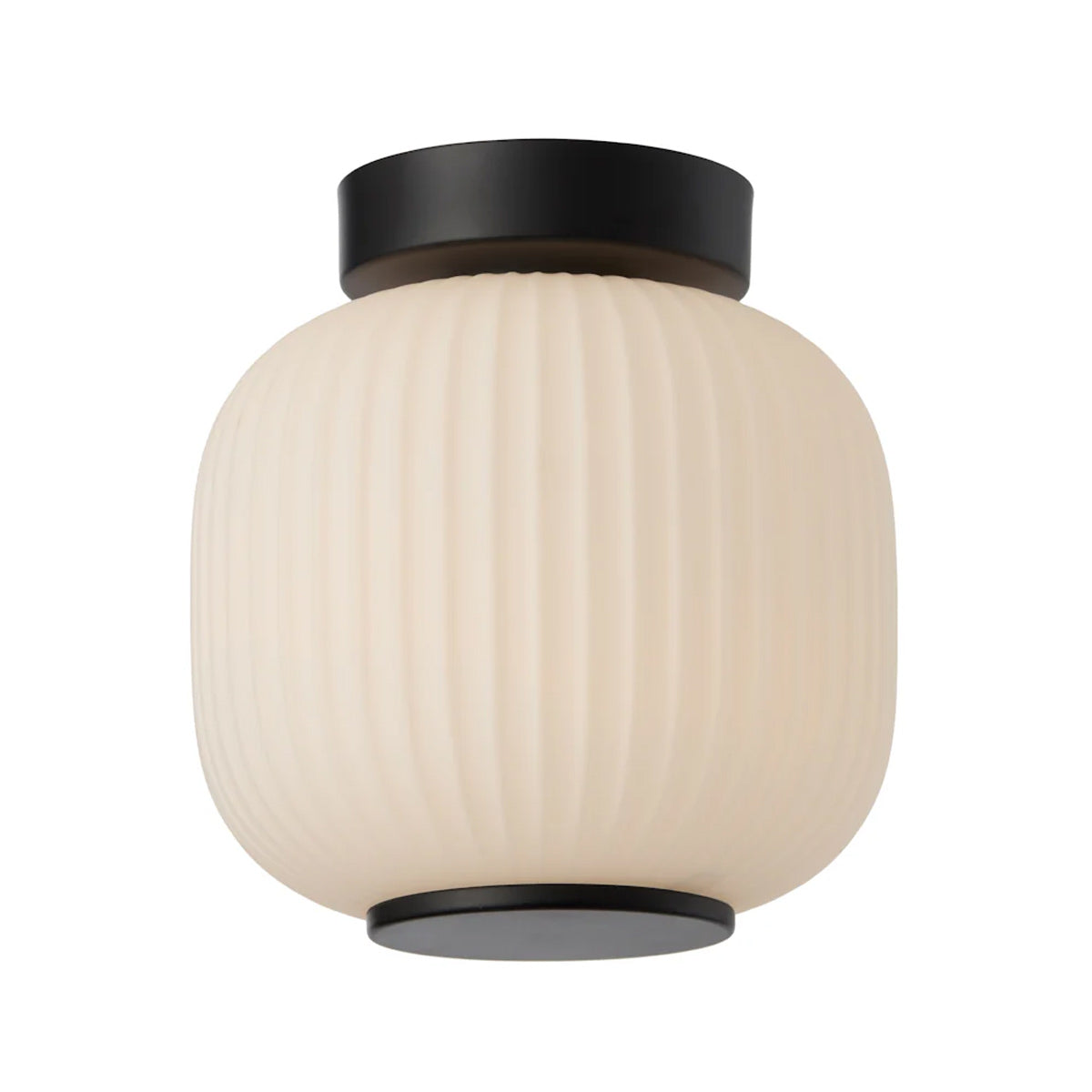 Bobo 20cm Ribbed Glass Batten Fix with Stylish Design