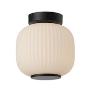 Bobo 20cm Ribbed Glass Batten Fix with Stylish Design