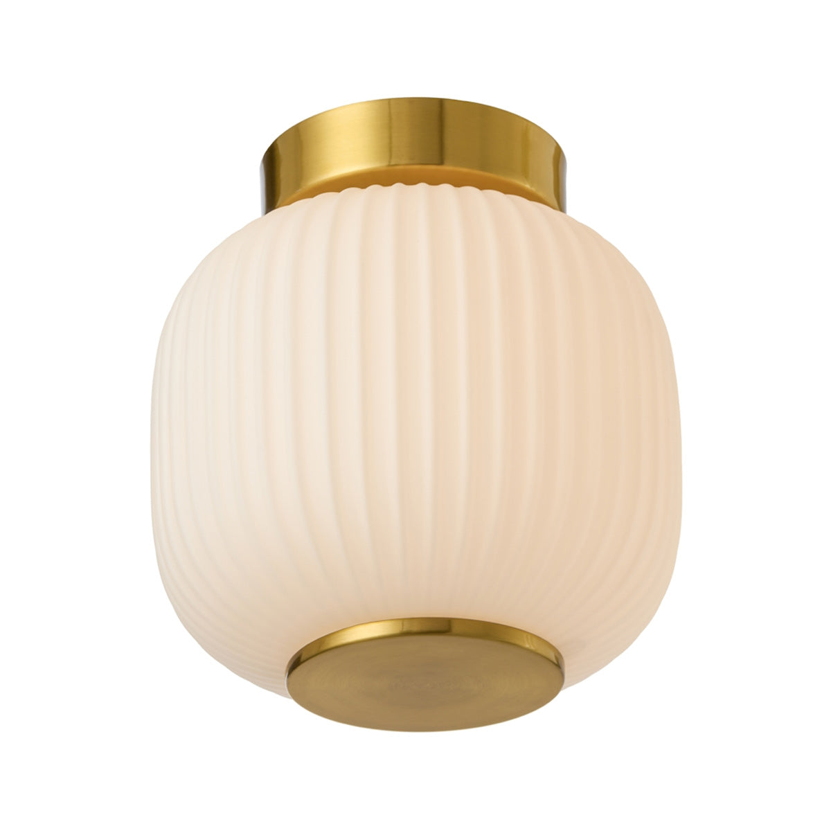 Bobo 20cm Ribbed Glass Batten Fix with Stylish Design